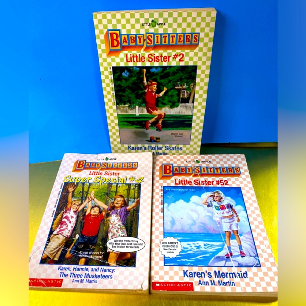 Baby sitters Little Sister Book Vintage 80’s- 90’s Collection of 3